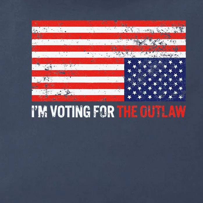 IM Voting For The Outlaw Zip Tote Bag