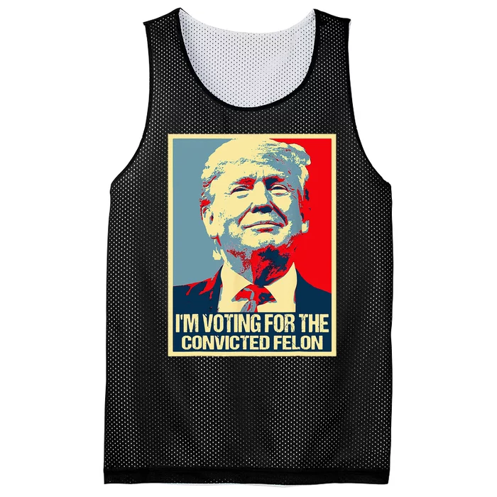 IM Voting For The Convicted Felon Mesh Reversible Basketball Jersey Tank