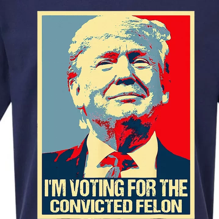 IM Voting For The Convicted Felon Sueded Cloud Jersey T-Shirt