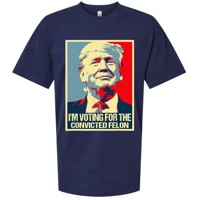 IM Voting For The Convicted Felon Sueded Cloud Jersey T-Shirt