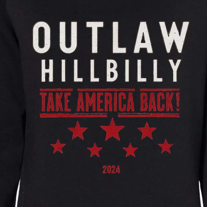 Im Voting For The Outlaw And The Hillbilly Womens California Wash Sweatshirt