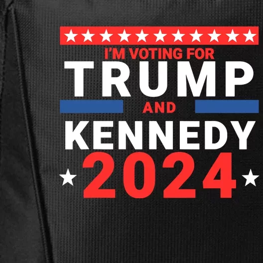 IM Voting For Trump And Kennedy 2024 City Backpack