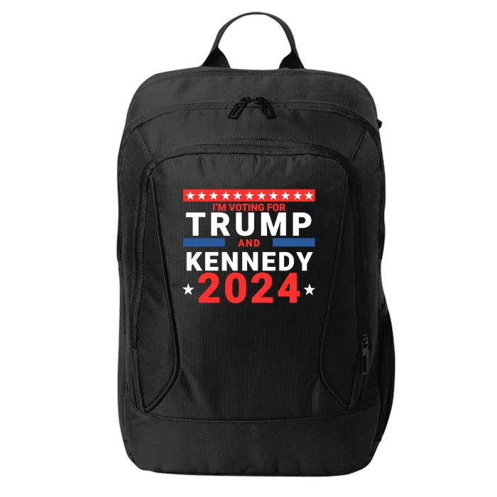 IM Voting For Trump And Kennedy 2024 City Backpack