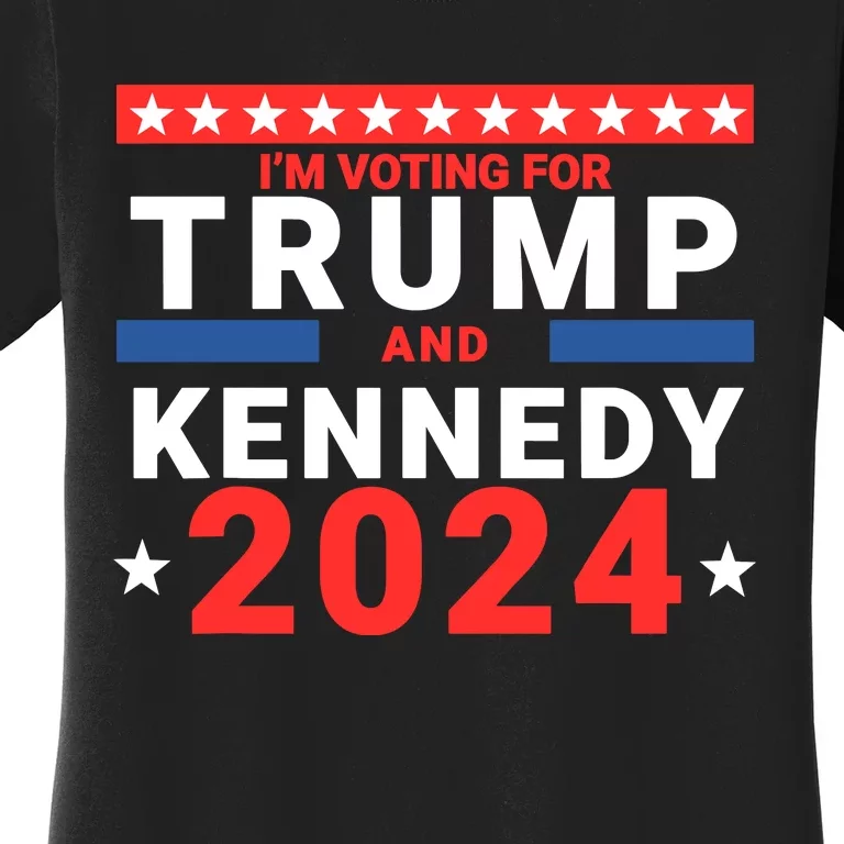 IM Voting For Trump And Kennedy 2024 Women's T-Shirt