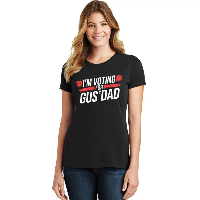 IM Voting For Gus Dad Harris Walz Women's T-Shirt