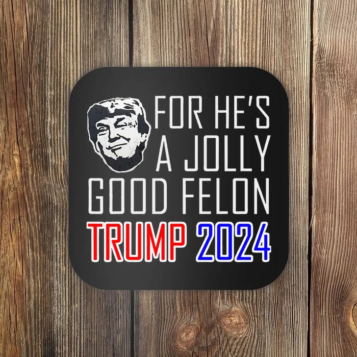 IM Voting For The Convicted Felon Funny Pro Trump 2024 Coaster