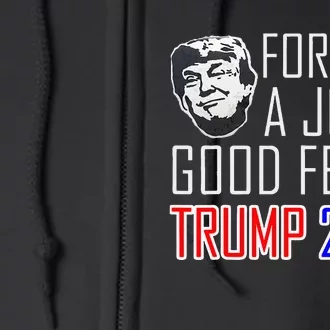 IM Voting For The Convicted Felon Funny Pro Trump 2024 Full Zip Hoodie