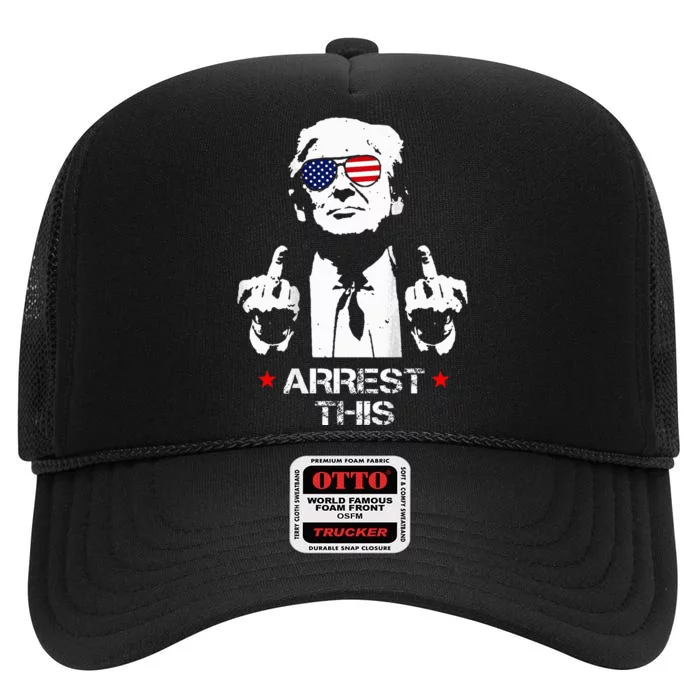 IM Voting For The Convicted Felon Trump Arrest This 2 Sided High Crown Mesh Trucker Hat