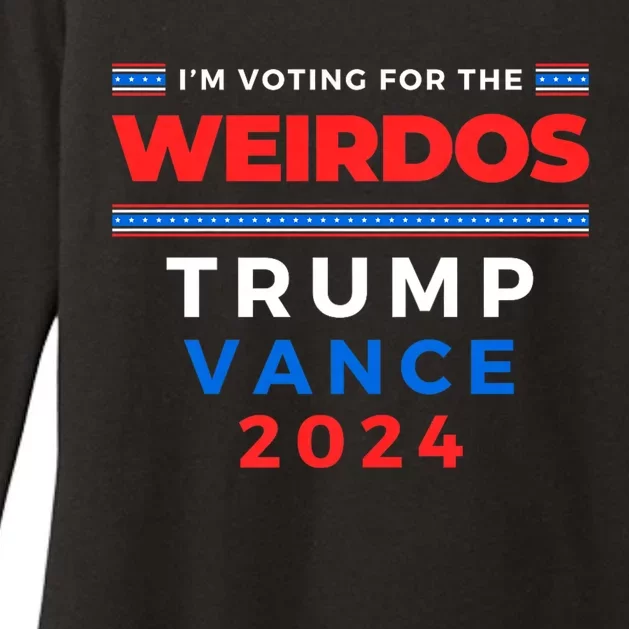 IM Voting For The Weirdos | Trump Vance Take America Back Womens CVC Long Sleeve Shirt