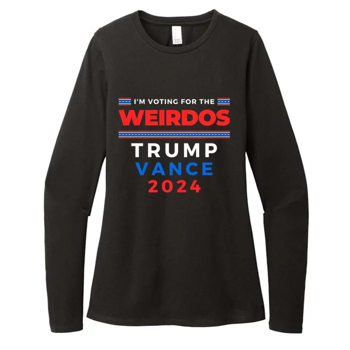 IM Voting For The Weirdos | Trump Vance Take America Back Womens CVC Long Sleeve Shirt