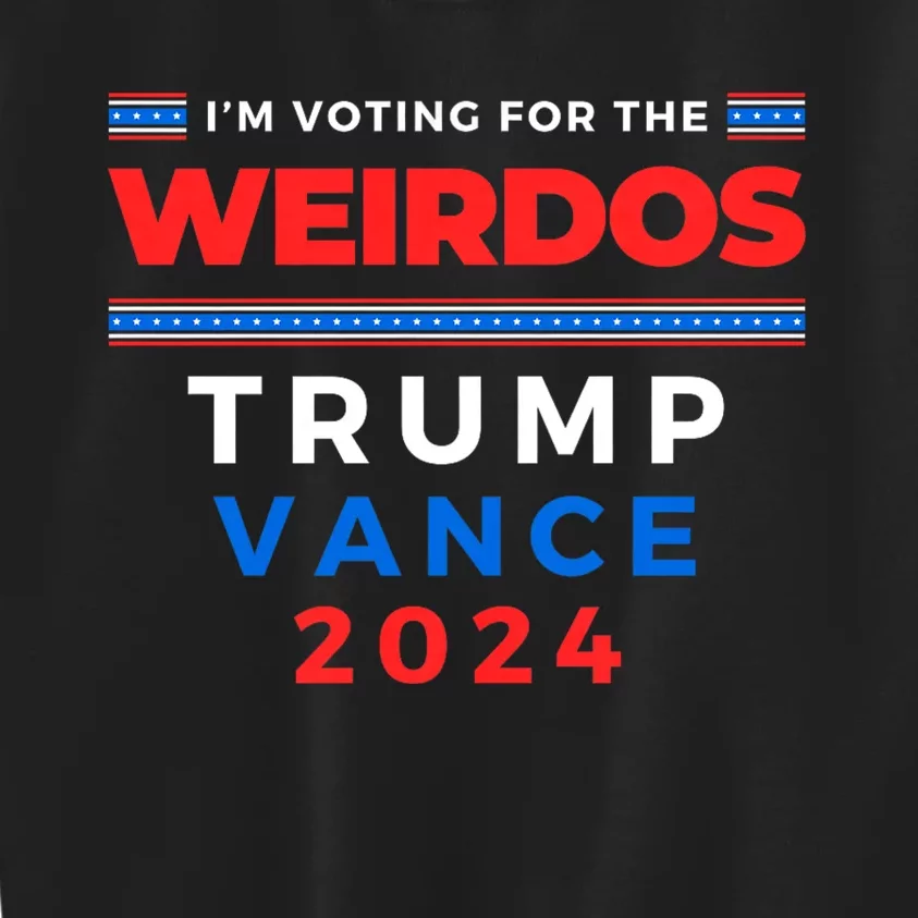 IM Voting For The Weirdos | Trump Vance Take America Back Kids Sweatshirt