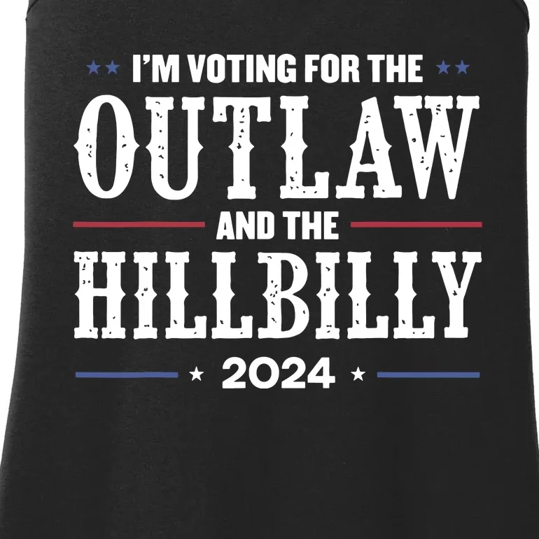 Im Voting For The Outlaw And The Hillbilly 2024 Ladies Essential Tank