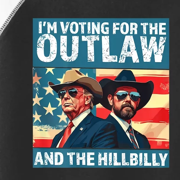 Im Voting For The Outlaw And The Hillbilly On Back Toddler Fine Jersey T-Shirt