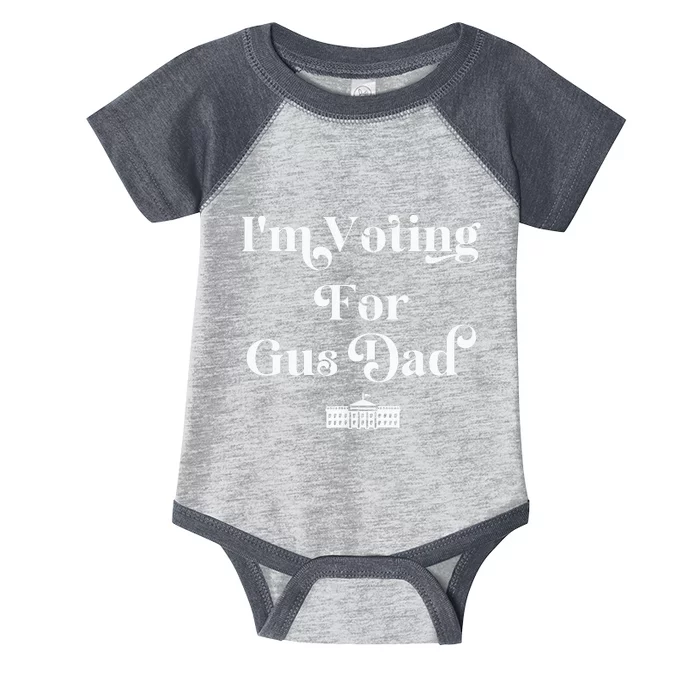 IM Voting For Gus Dad Vote Harris Walz 2024 Election Waltz Infant Baby Jersey Bodysuit