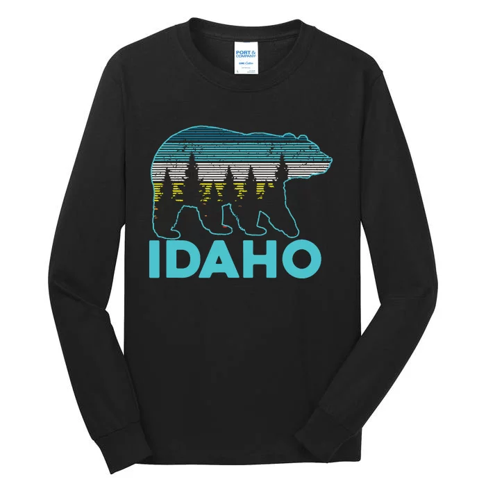 Idaho Vintage Grizzly Bear Souvenir Gift Tall Long Sleeve T-Shirt