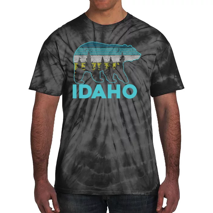 Idaho Vintage Grizzly Bear Souvenir Gift Tie-Dye T-Shirt