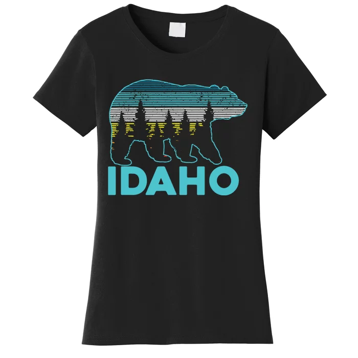 Idaho Vintage Grizzly Bear Souvenir Gift Women's T-Shirt