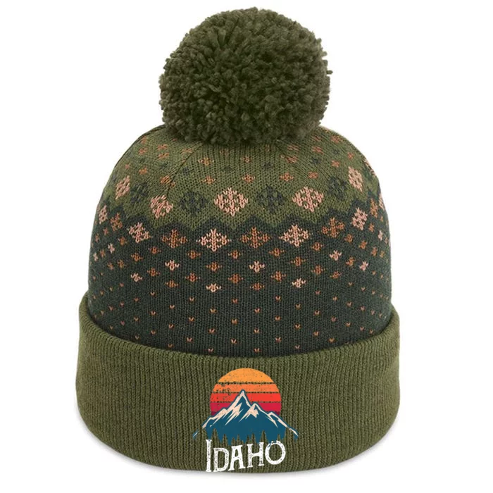 Idaho Vintage Gift The Baniff Cuffed Pom Beanie