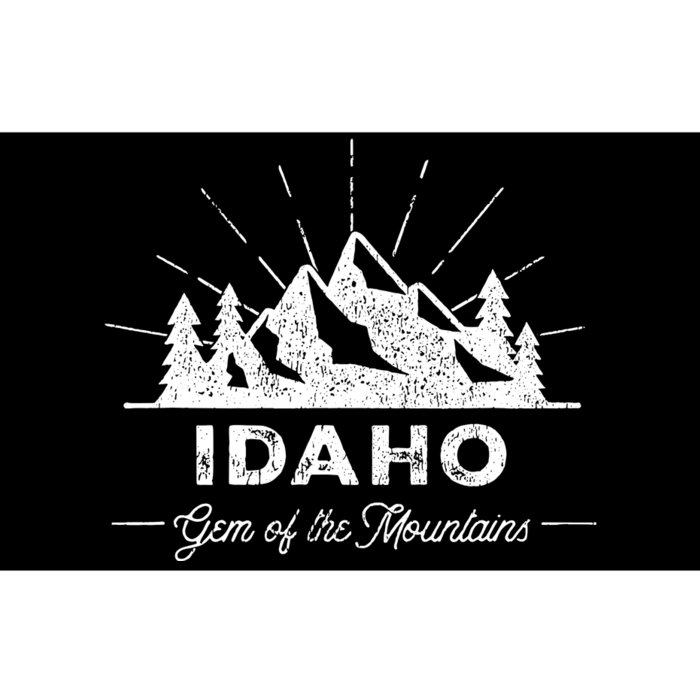 Idaho Vintage Hiking Retro Bumper Sticker