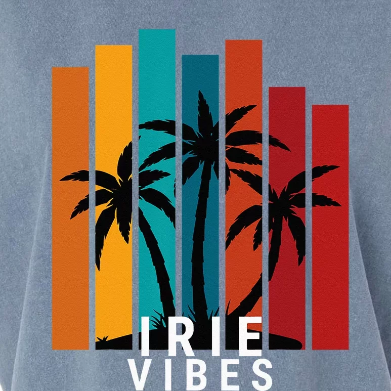 Irie Vibes Island Tropical Outfit Garment-Dyed Women's Muscle Tee