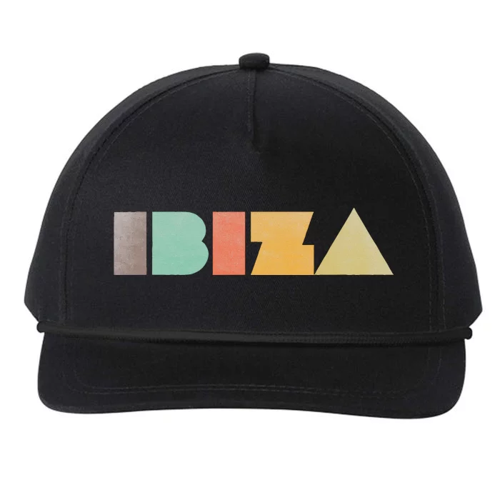 Ibiza Vintage Snapback Five-Panel Rope Hat