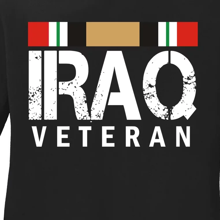 Iraq Veteran Ladies Long Sleeve Shirt