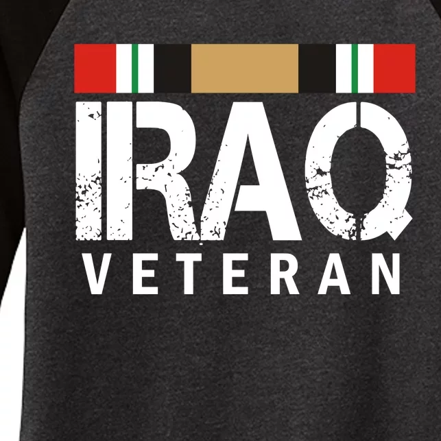 Iraq Veteran Women's Tri-Blend 3/4-Sleeve Raglan Shirt