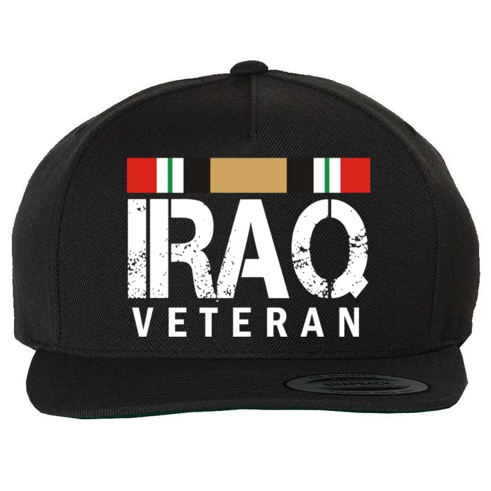 Iraq Veteran Wool Snapback Cap