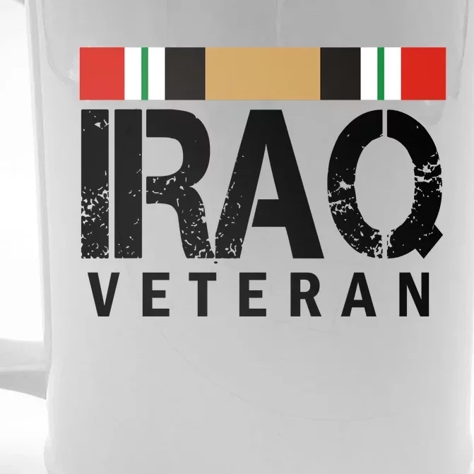 Iraq Veteran Front & Back Beer Stein