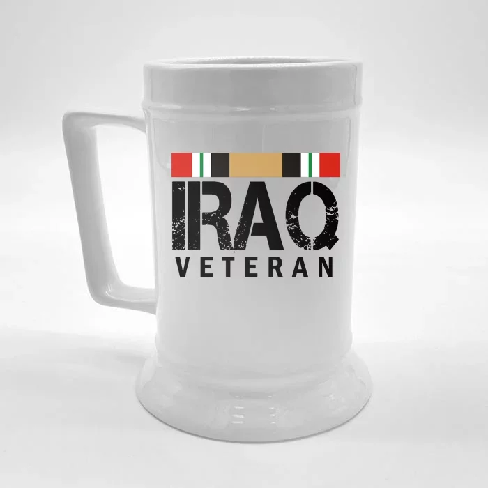 Iraq Veteran Front & Back Beer Stein