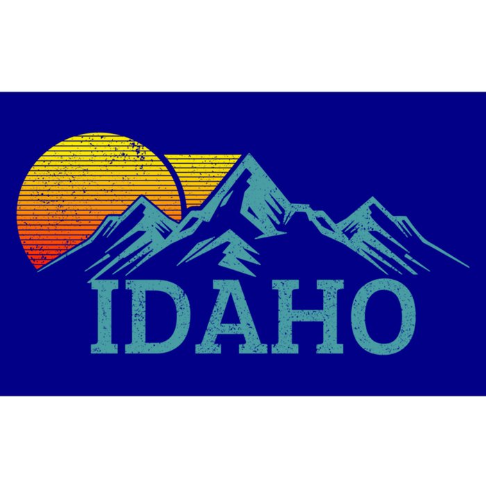 Idaho Vintage Mountains Sunset Hiking Nature Souvenir Gift Bumper Sticker