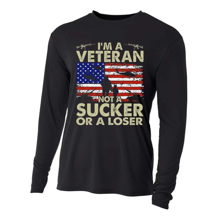 IM Veteran Not A Sucker Or A Loser Cooling Performance Long Sleeve Crew