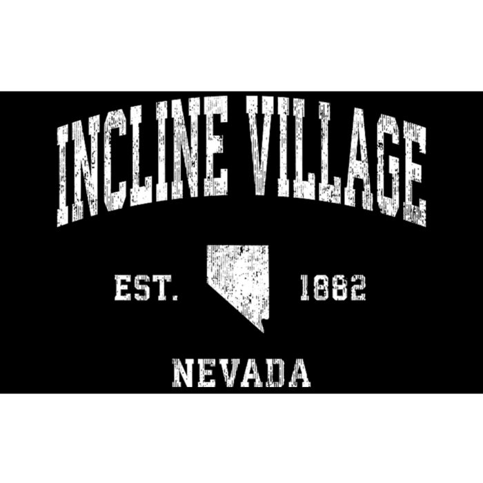 Incline Village Nevada Nv Vintage Athletic Bumper Sticker