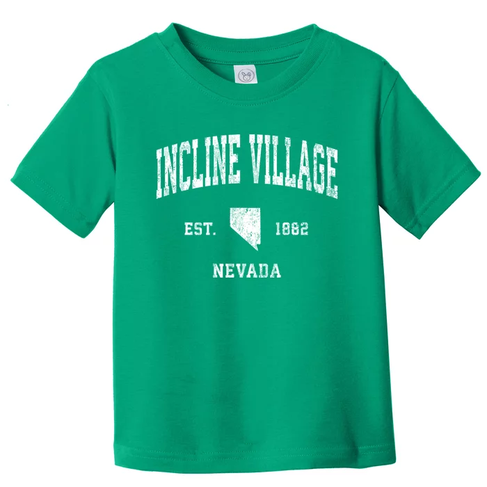 Incline Village Nevada Nv Vintage Athletic Toddler T-Shirt