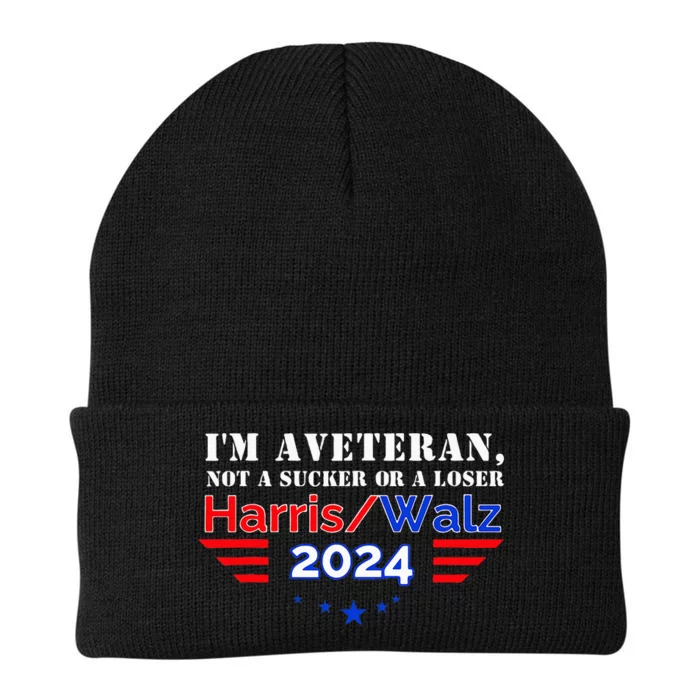 IM Veteran Not A Sucker Or A Loser Knit Cap Winter Beanie