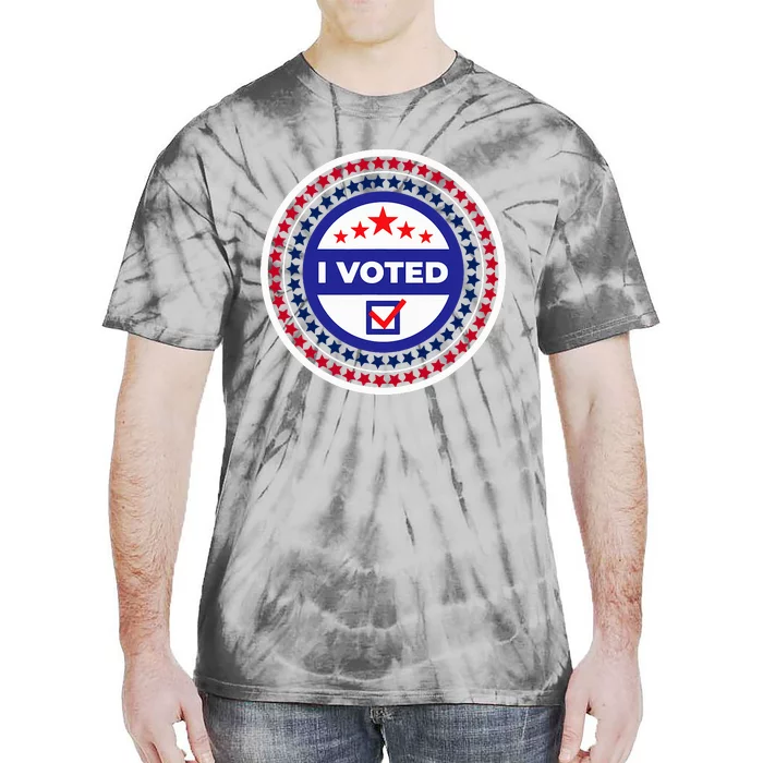 I Voted Nov 2024 Usa Elections Pro Democracy Tie-Dye T-Shirt