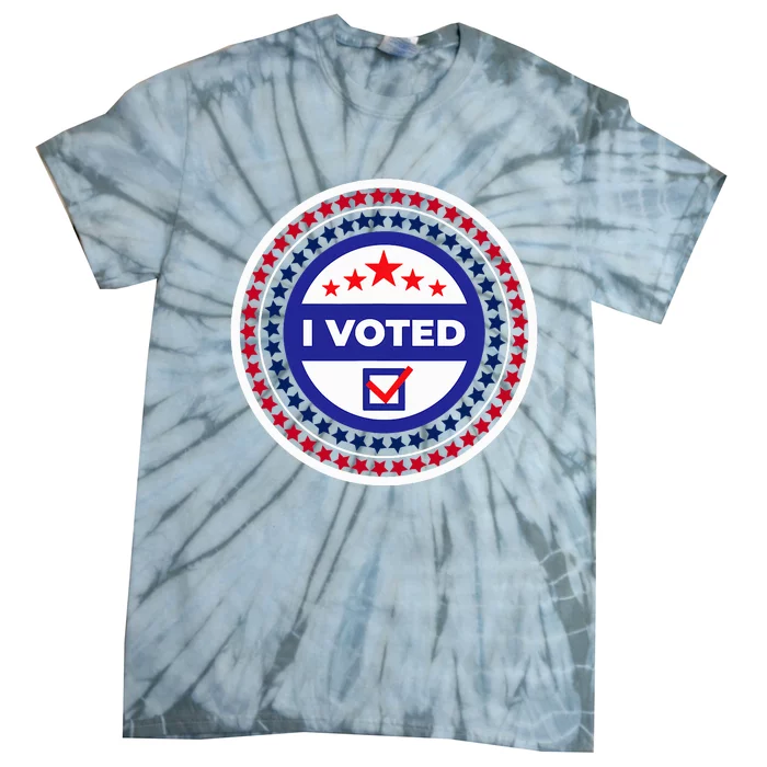 I Voted Nov 2024 Usa Elections Pro Democracy Tie-Dye T-Shirt