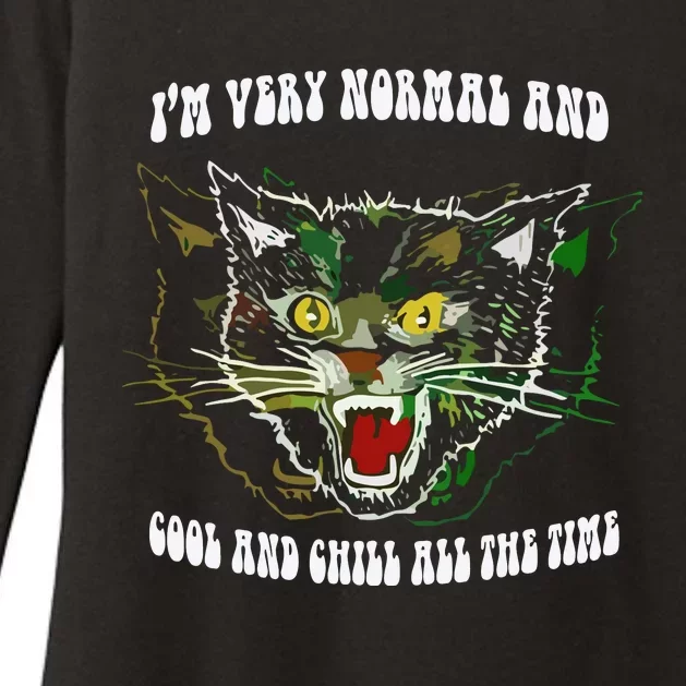 IM Very Normal And Cool And Chill All The Time Womens CVC Long Sleeve Shirt