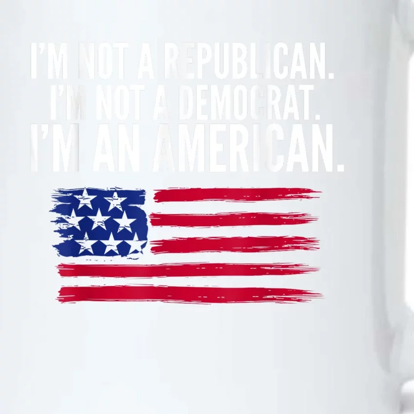 Independent Voter Not Republican Not Democrat American Black Color Changing Mug