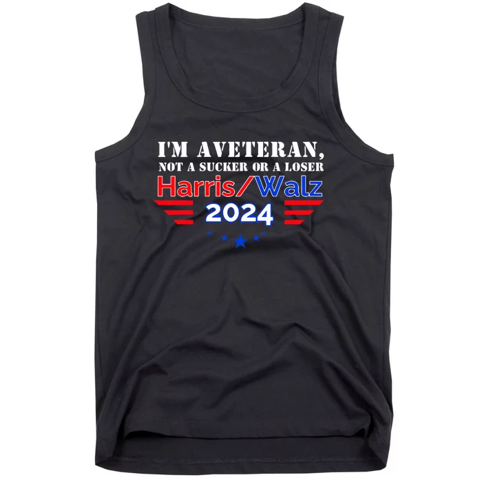 IM Veteran Not A Sucker Or A Loser Tank Top