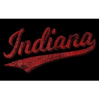 Indiana Varsity Script Classics Sports Jersey Bumper Sticker