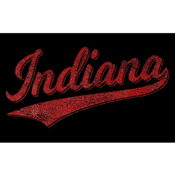 Indiana Varsity Script Classics Sports Jersey Bumper Sticker