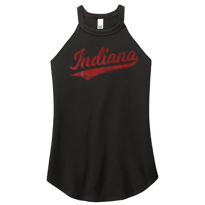 Indiana Varsity Script Classics Sports Jersey Women’s Perfect Tri Rocker Tank