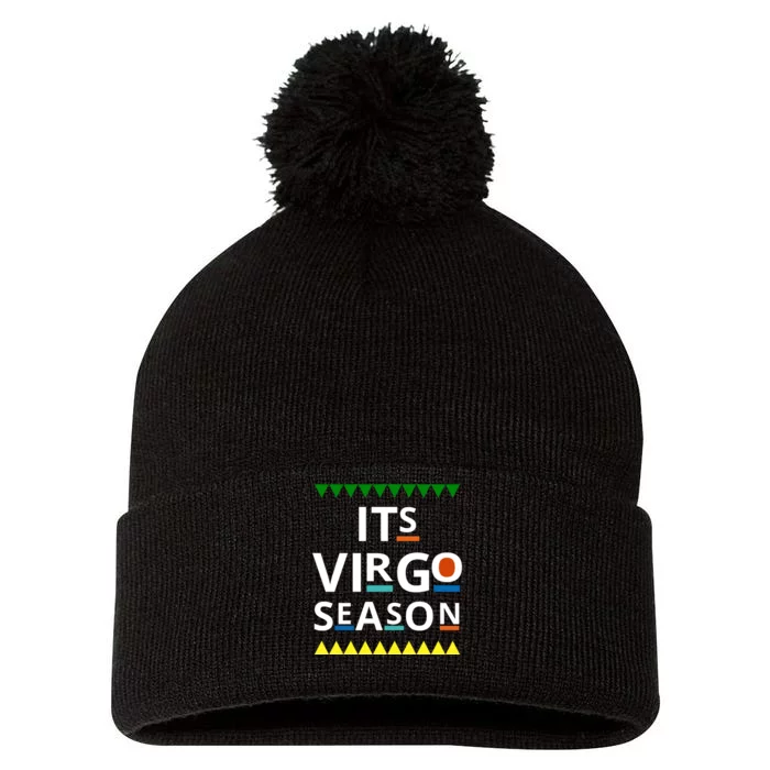 Its Virgo Season Pom Pom 12in Knit Beanie