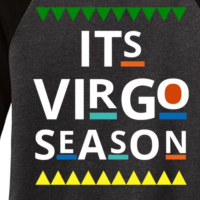 Its Virgo Season Women's Tri-Blend 3/4-Sleeve Raglan Shirt