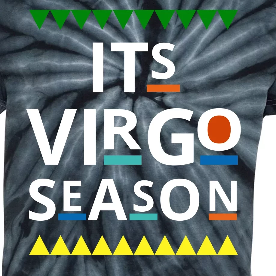 Its Virgo Season Kids Tie-Dye T-Shirt