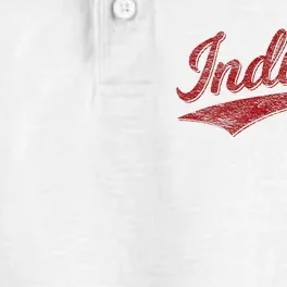 Indiana Varsity Script Classics Sports Jersey Style Dry Zone Grid Performance Polo