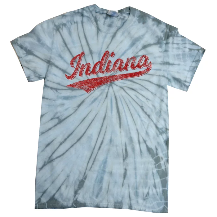 Indiana Varsity Script Classics Sports Tie-Dye T-Shirt