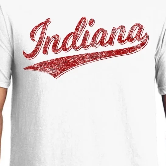 Indiana Varsity Script Classics Sports Pajama Set