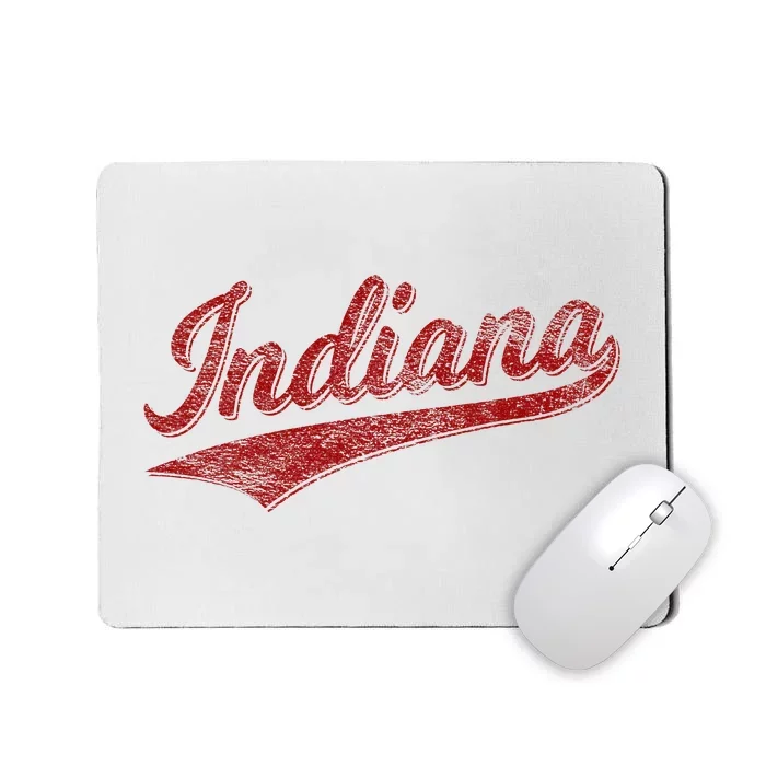 Indiana Varsity Script Classics Sports Mousepad